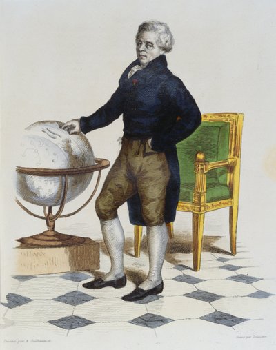 Pierre-Simon Marquis de Laplace, engraved by Delaistre by Armand Guilleminot
